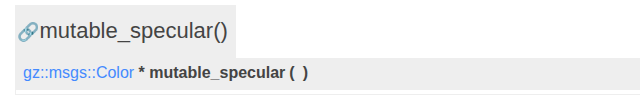 specular msg